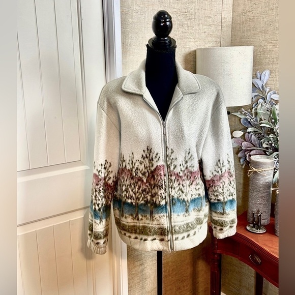 TEDDI Petite Vintage Southwester Ombre Nature Jacket Size Petite Medium - Picture 1 of 9